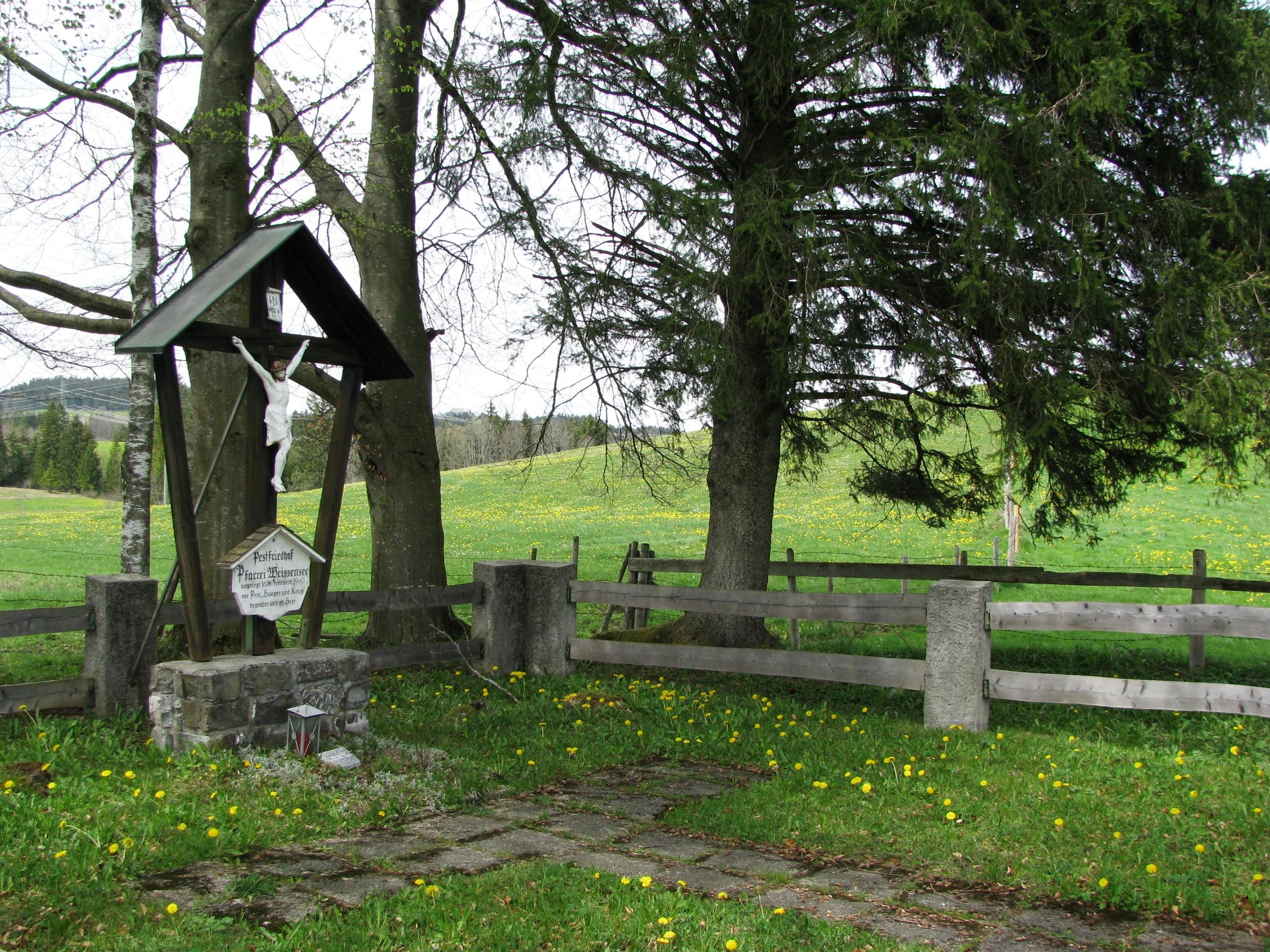 Ehemaliger Pestfriedhof von Weißensee